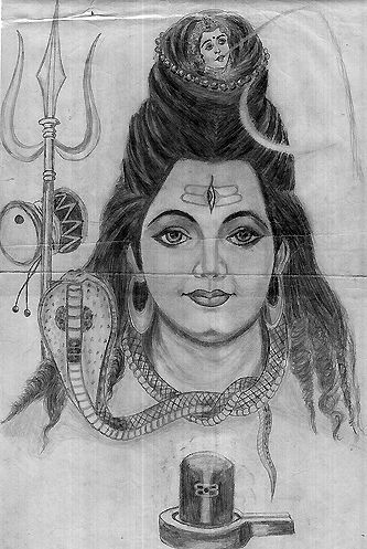 Mahakal Pencil Drawing ~ Mahakal Sketch By Tusharartgallery | Exchrisnge