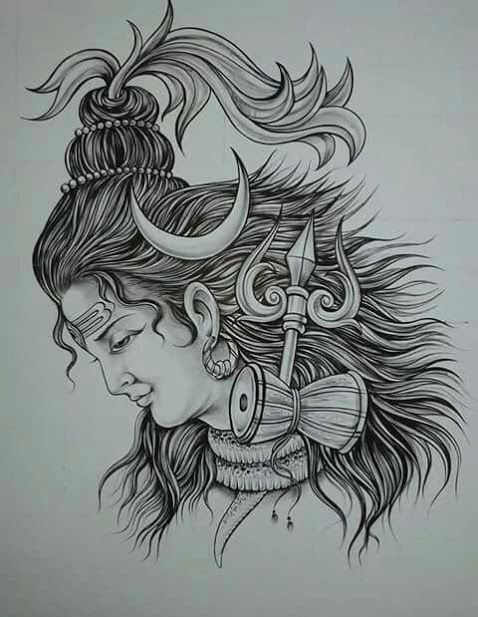 Lord Shiva sketch  Lord shiva sketch Shiva sketch Shiva art